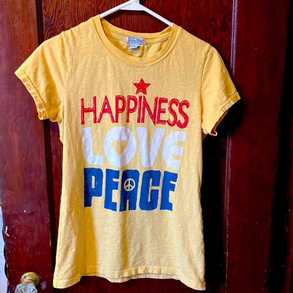 Lucky Brand HAPPINESS LIVE PEACE ☮️ MED